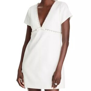 Likely Jessica Ivory Dress with Crystal Trim